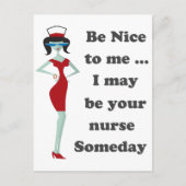 Sei nett zu mir postkarte (Vorderseite)