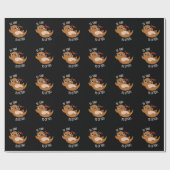 Sei nett zu Otters Funny Otter Pun Dark BG Geschenkpapier (Flach)