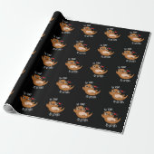 Sei nett zu Otters Funny Otter Pun Dark BG Geschenkpapier (Ungerollt)
