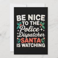 Sei nett zu Polizeileitstellen Santa beobachtet