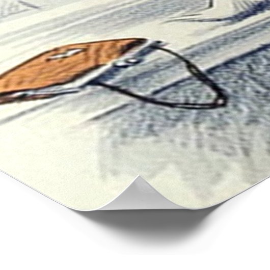 Sei nett zu Tierplakaten Poster (Ecke)