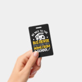 Sei nett zum Busfahrer Ausweis (Handheld)