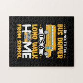 Sei nett zum Busfahrer Puzzle (Horizontal)