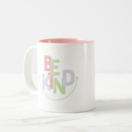 Sei nett zweifarbige tasse (Vorderseite Links)