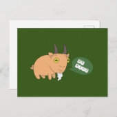 Sei nette Ziege! Postkarte (Vorne/Hinten)