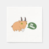 Sei nette Ziege! Serviette (Vorderseite)