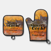 Sei netter Abstrakter Sonnenuntergang 0612 Ofenhandschuh & Topflappen-Set (Vorderseite)