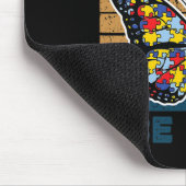 Sei netter Autismus Awareness Puzzle Butterfly Wäh Mousepad (Ecke)