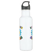 Sei netter Mensch Edelstahlflasche (Vorderseite)