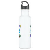 Sei netter Mensch Edelstahlflasche (Rückseite)