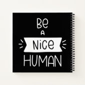 Sei netter Mensch Notizblock (Rückseite)
