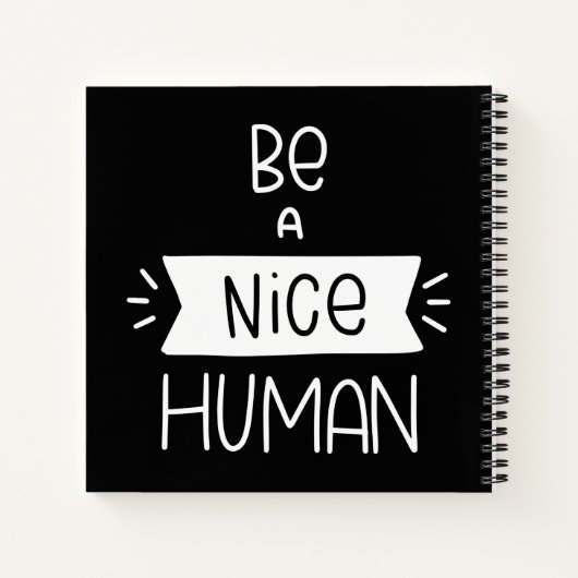 Sei netter Mensch Notizblock (Rückseite)