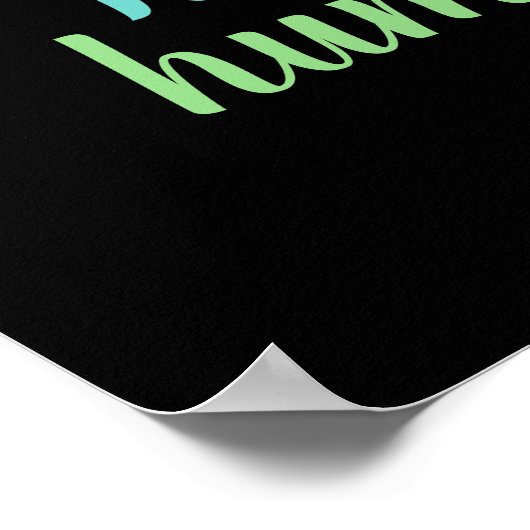 Sei netter Mensch Poster (Ecke)