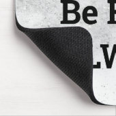 Sei netter Text über Textur Mousepad (Ecke)