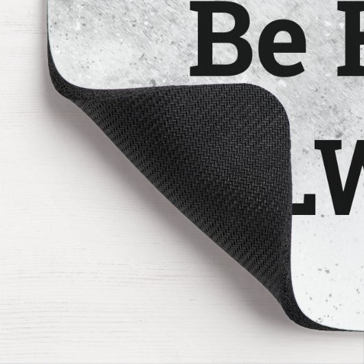 Sei netter Text über Textur Mousepad (Ecke)