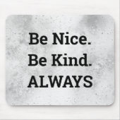 Sei netter Text über Textur Mousepad (Vorne)