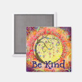 Sei netter Whimsikfarbener öffentlicher Spaß, Insp Magnet (Vorderseite/Rückseite)