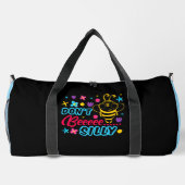 Sei nicht albern Cartoon  Duffle Bag (Rückseite)