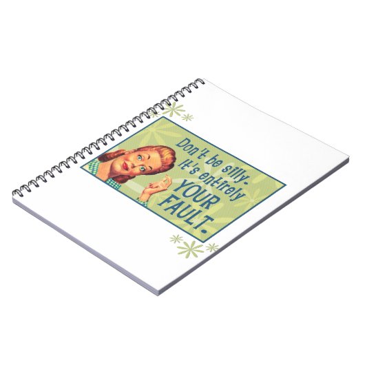 Sei nicht albern, es ist allein deine Schuld. Notizblock (Linke Seite)