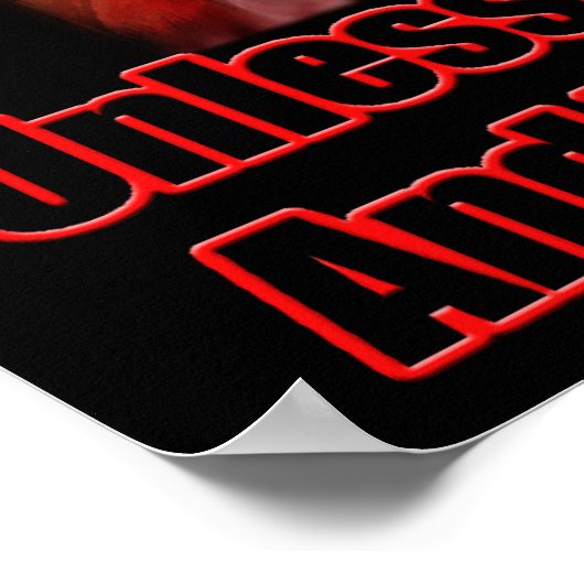 Sei nicht ängstlich poster (Ecke)