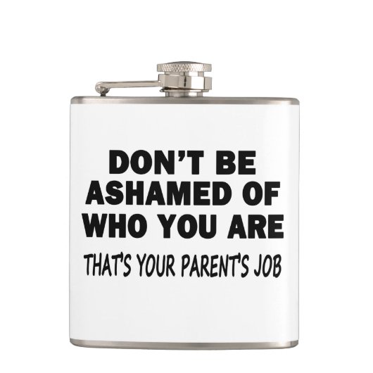 Sei nicht beschämt flachmann (Vorderseite)