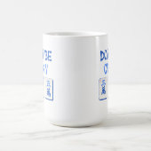 Sei nicht Craky Mahjong Blue Crak Tiles Kaffeetasse (Mittel)