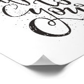 Sei nicht davor, dich selbst zu sein poster (Ecke)