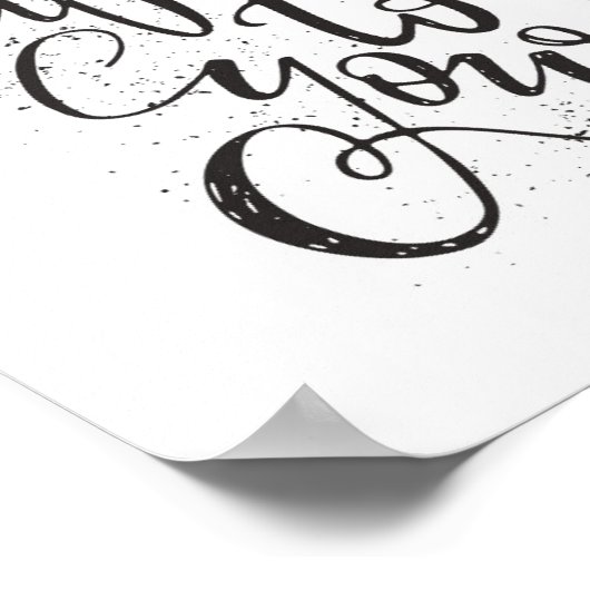 Sei nicht davor, dich selbst zu sein poster (Ecke)