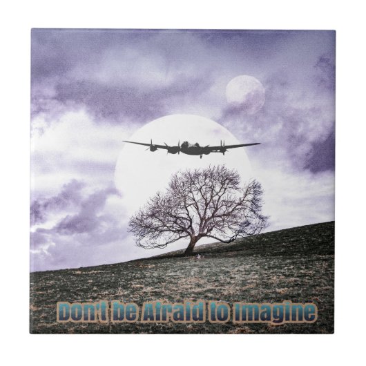 Sei nicht davor, dir vorzustellen fliese (Vorderseite)