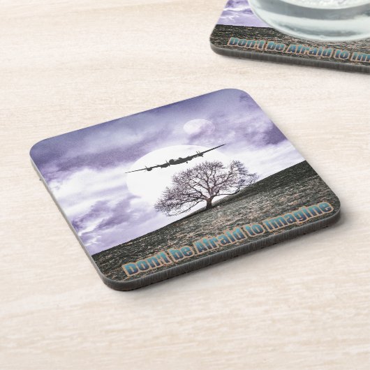 Sei nicht davor, dir vorzustellen untersetzer (Linke Seite)