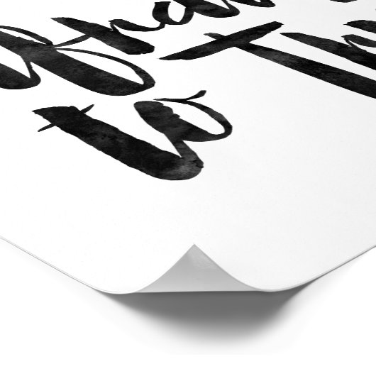 Sei nicht davor, es zu versuchen poster (Ecke)