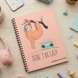 Sei nicht faul - Funny Sloth Notizblock