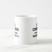 Sei nicht herablassend kaffeetasse (Mittel)