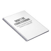 Sei nicht herablassend notizblock (Rechte Seite)