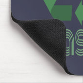 Sei nicht müde Gerecycelt, Bleibe grün Recycelnd Mousepad (Ecke)