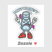 Sei nicht salzig aufkleber (Blatt)