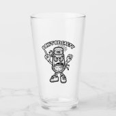 Sei nicht salzig, lustige Illustration Glas (Vorderseite)