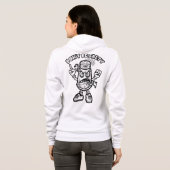 Sei nicht salzig, lustige Illustration Hoodie (Schwarz voll)