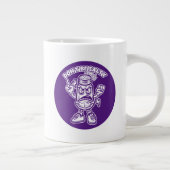 Sei nicht salzig, lustige Illustration Jumbo-Tasse (Rechts)