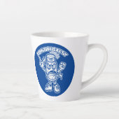 Sei nicht salzig, lustige Illustration Milchtasse (Rechts)