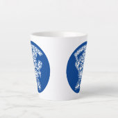 Sei nicht salzig, lustige Illustration Milchtasse (Vorderseite)