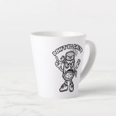 Sei nicht salzig, lustige Illustration Milchtasse (Rechte Ecke)