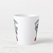 Sei nicht salzig, lustige Illustration Milchtasse (Vorderseite)