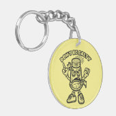 Sei nicht salzig, lustige Illustration Schlüsselanhänger (Vorderseite links)