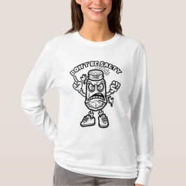 Sei nicht salzig, lustige Illustration T-Shirt