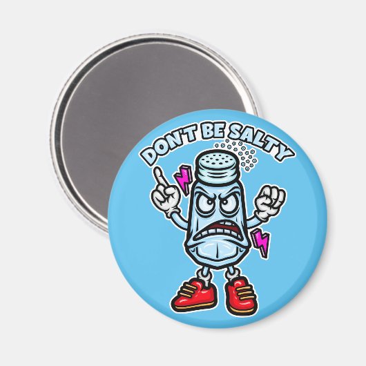 Sei nicht salzig magnet (Vorderseite/Rückseite)