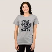 Sei nicht salzig Tri-Blend shirt (Vorderseite voll)