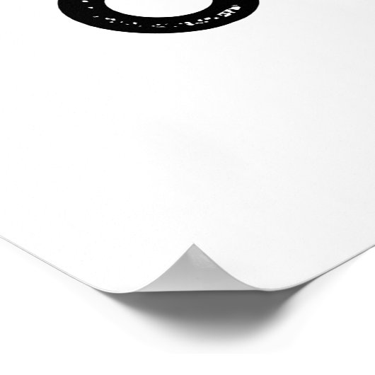 Sei nicht so Cirrus Funny Weather Cloud Pun Poster (Ecke)