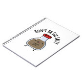 Sei nicht soy Salty Funny Soy Sauce Pun Notizblock (Linke Seite)