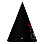 Sei nicht stachelig - Lustiges Weihnachten Partyhütchen (Links)